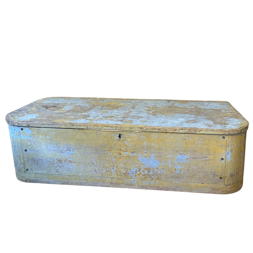 20th-century Wooden Sea Chest
