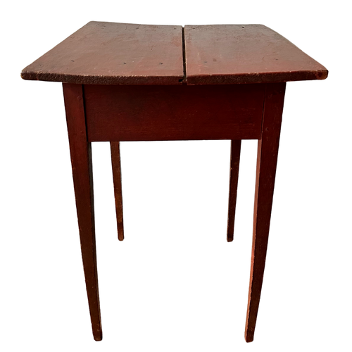 Antique Red Side Table