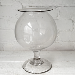 19th-century French Leech Jar (L-34)