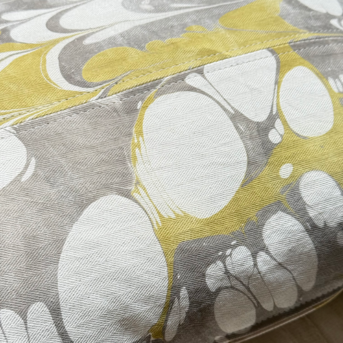 Hand Marbled One-of-a-Kind Pillow (26-16)