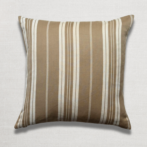 Custom 19th-century French Ticking Pillow (#3-18)