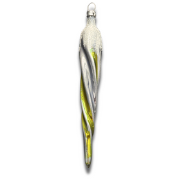 Nostalgic Yellow Icicle Ornament