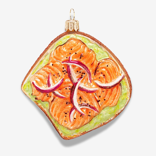 Salmon Toast Ornament