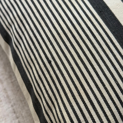 Custom 19th-century French Ticking Pillow (#43)