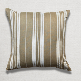 Custom 19th-century French Ticking Pillow (#3-19)