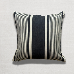 Custom 19th-century French Ticking Pillow (#43)