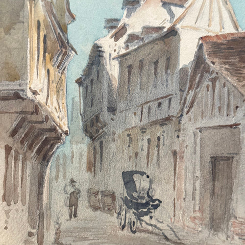 19th Century French Watercolor Painting (36)