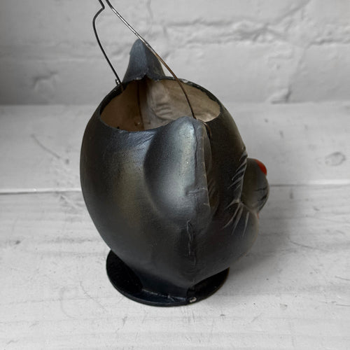 Nostalgic Papier-Mâché Cat Candy Bucket