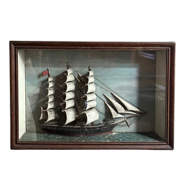 Early 20th Century Ship Diorama