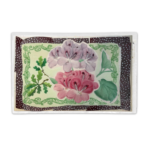 One-of-a-Kind Pelargoniums Mat (#37)