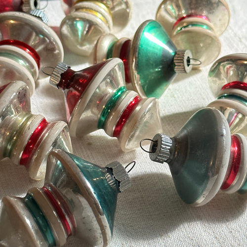 Set of 13 Mixed Vintage Lantern Ornaments (VO38)