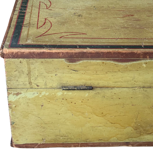 19th-century Wooden Document Box