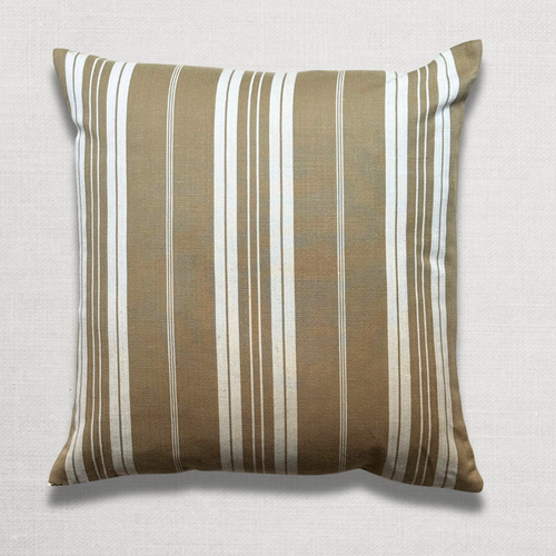 Custom 19th-century French Ticking Pillow (#3-20)