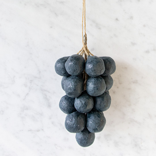 Handcrafted Grape Olive Oil Soap in Slate