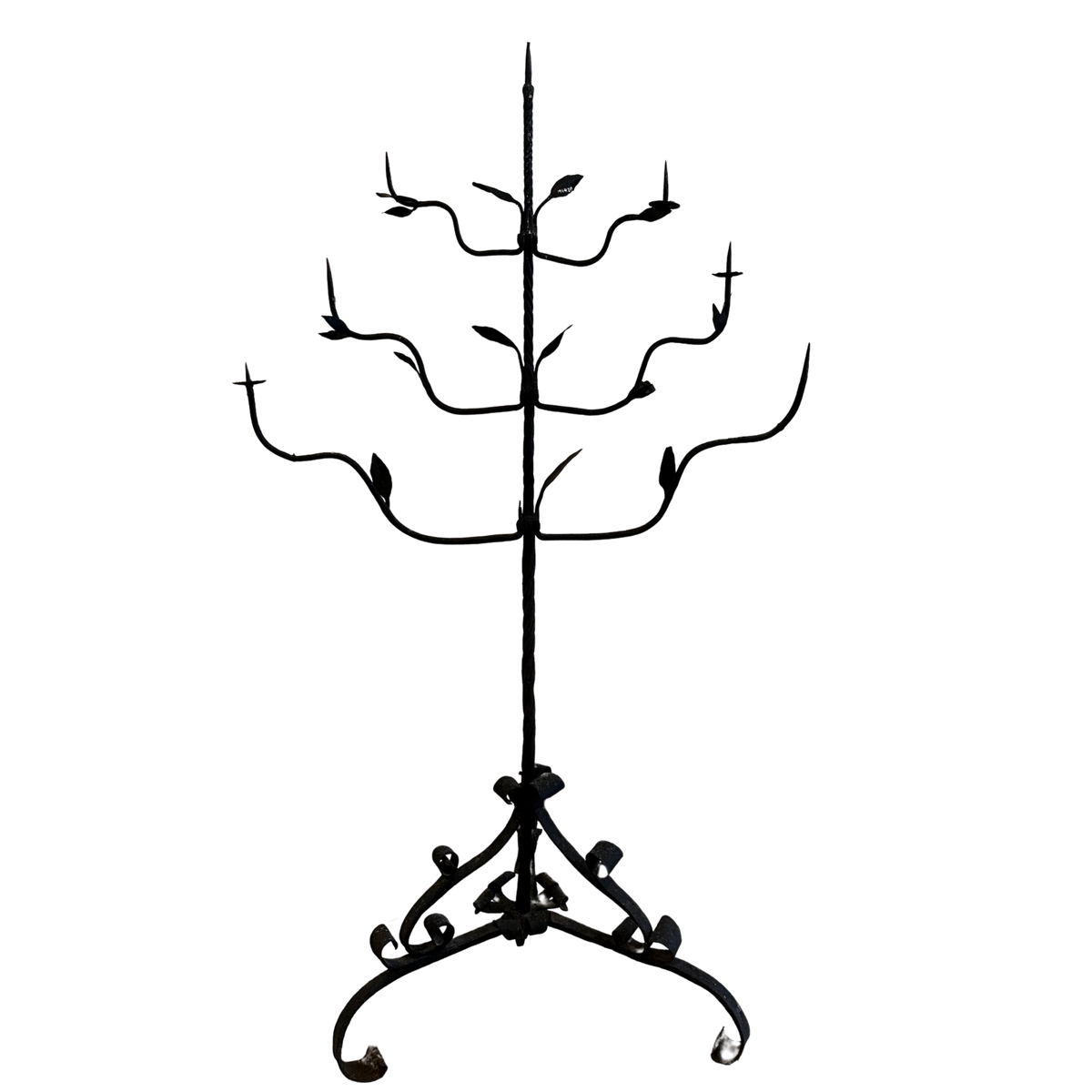 18th Century Wrought Iron Candelabra
