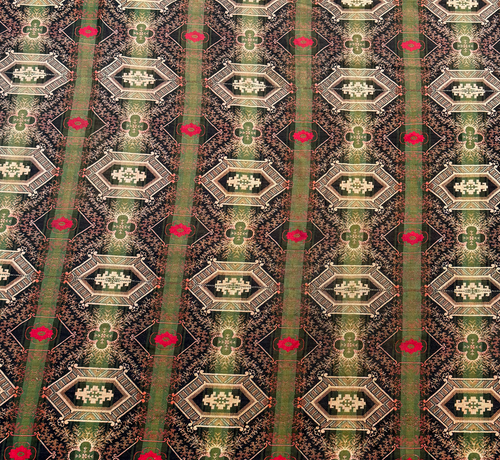 14' x 15' Antique American Loom Woven Wool Rug