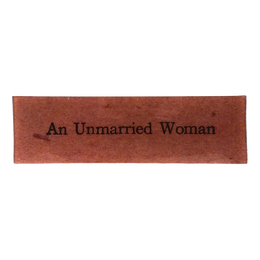 An Unmarried Woman - FINAL SALE