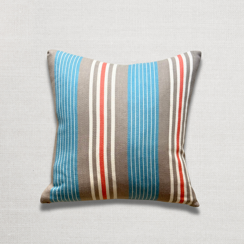 Custom 19th Century French Ticking Pillow (#12)