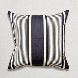 Custom 19th-century French Ticking Pillow (#3-02)