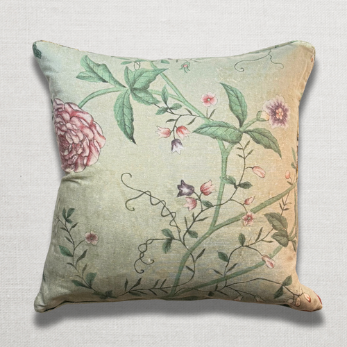 Custom John Derian for Pierre Frey "Le Paravent Chinois" Pillow in Original Green (#24)