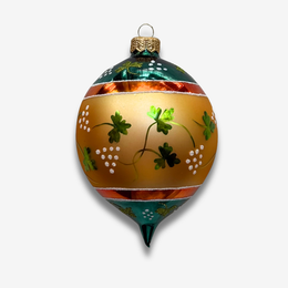 Reflector Ornament with a Vine Design