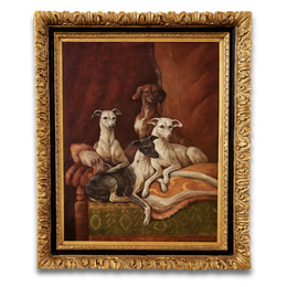 19th-century Dog Portrait