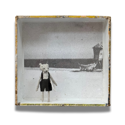 "Little Surfer Doggie" Assemblage