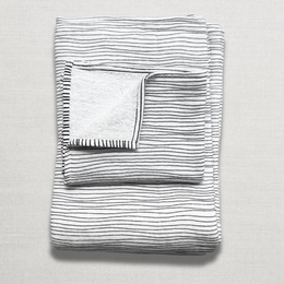 UCHINO Fine Stripe Washcloths & Towels