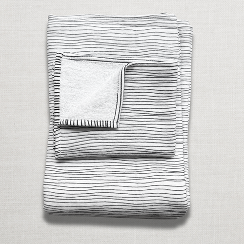 UCHINO Fine Stripe Washcloths & Towels