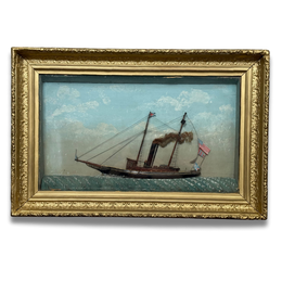 19th-century American Ship Diorama