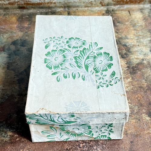 19th-century Handmade Paper Box