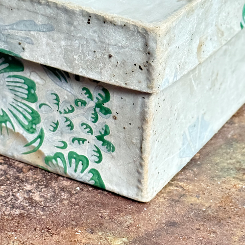 19th-century Handmade Paper Box
