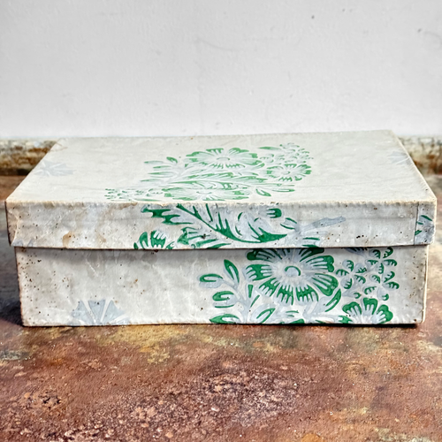 19th-century Handmade Paper Box