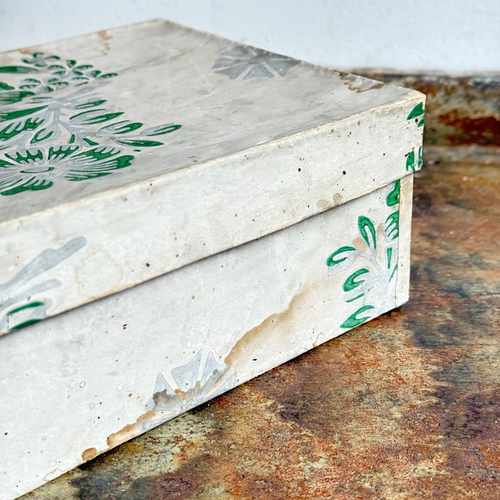 19th-century Handmade Paper Box