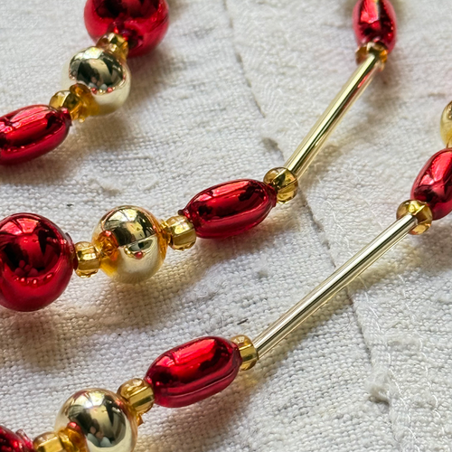 Red & Gold Garland