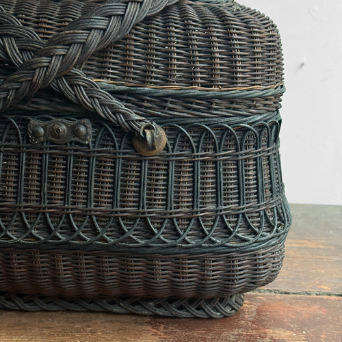 19th-Century French Market Basket (#3)