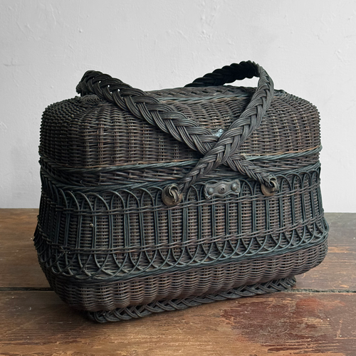 19th-Century French Market Basket (#3)