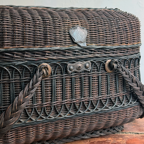 19th-Century French Market Basket (#3)