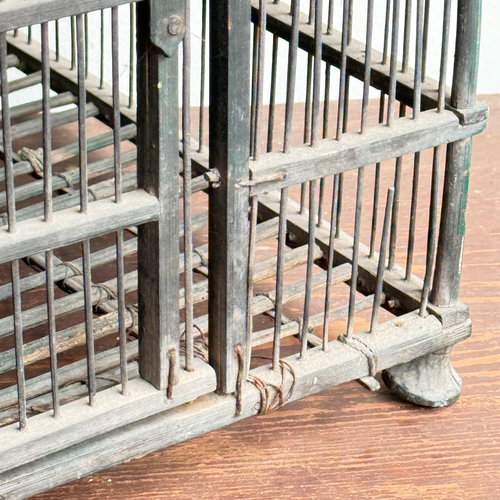 Mid 19th-century Victorian Double Dome Top Bird Cage