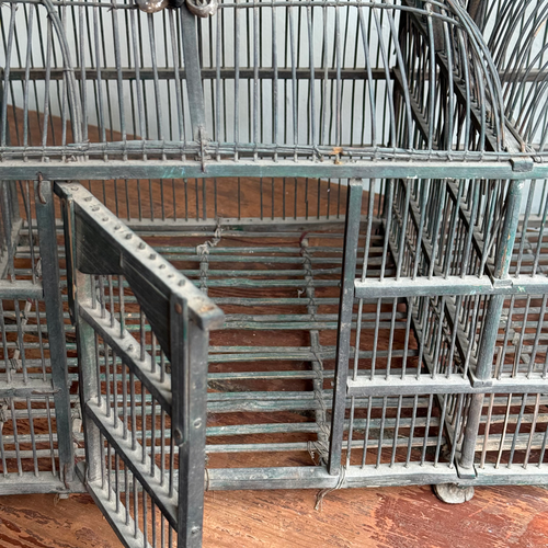 Mid 19th-century Victorian Double Dome Top Bird Cage