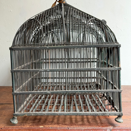 Mid 19th-century Victorian Double Dome Top Bird Cage