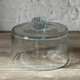 19th Century French Glass Cloche (D03)