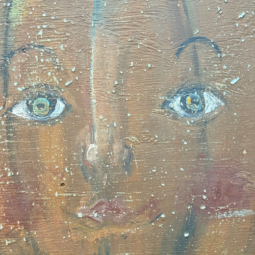 Vintage Painted Pumpkin #2