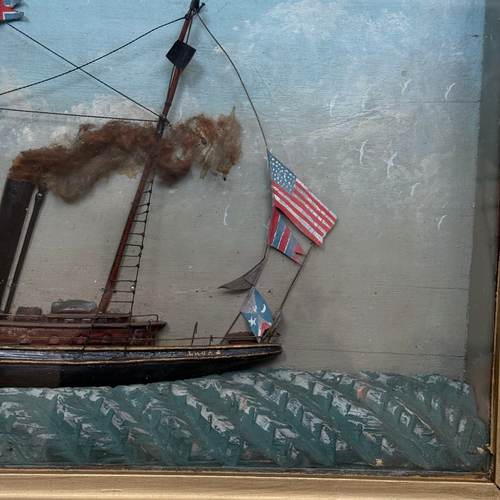 19th-century American Ship Diorama