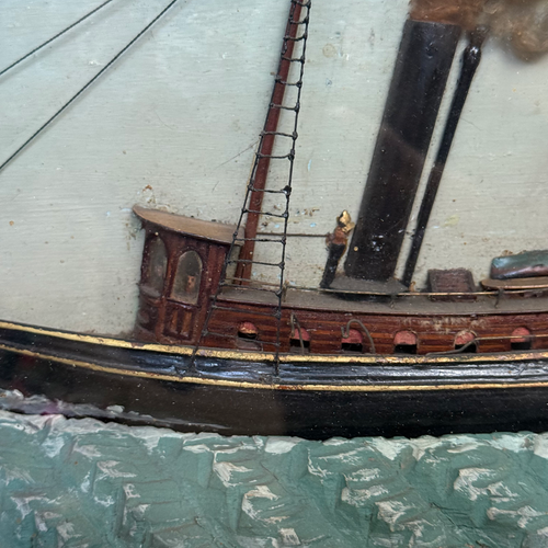 19th-century American Ship Diorama
