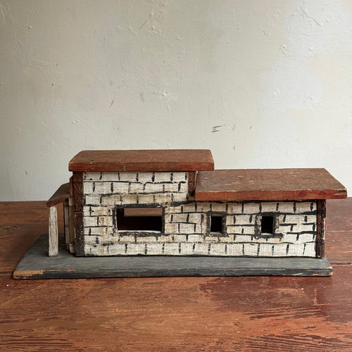 Vintage American Folk Art Jail Building