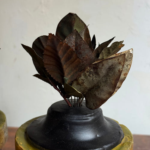 19th-century Pair of Alter Vases