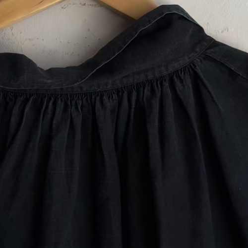 19th-century French Indigo Smock (#S-03)