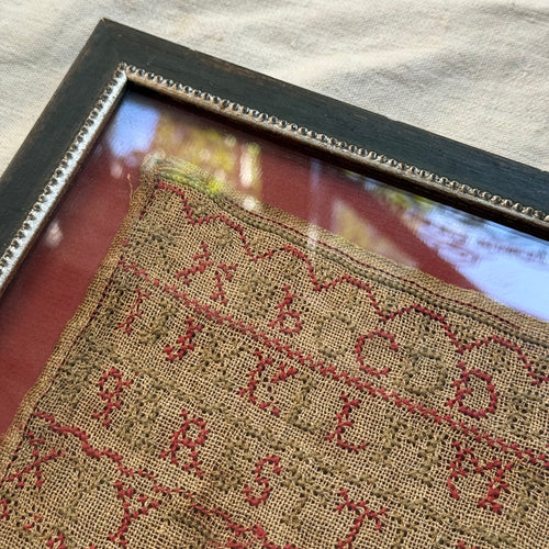 Early 19th-century American Needlework Sampler