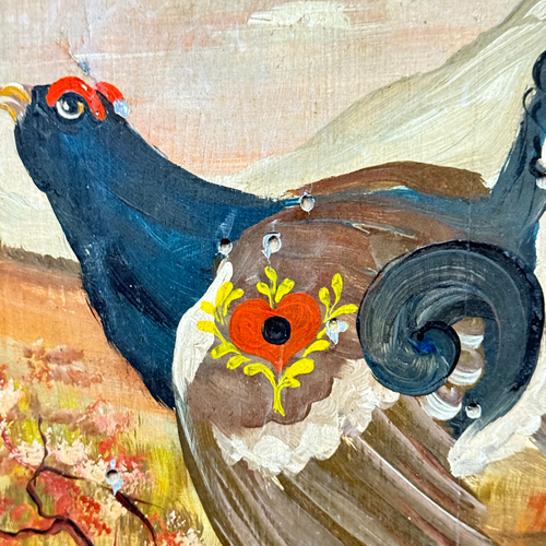 Early 20th-century Black Forest Carved Target